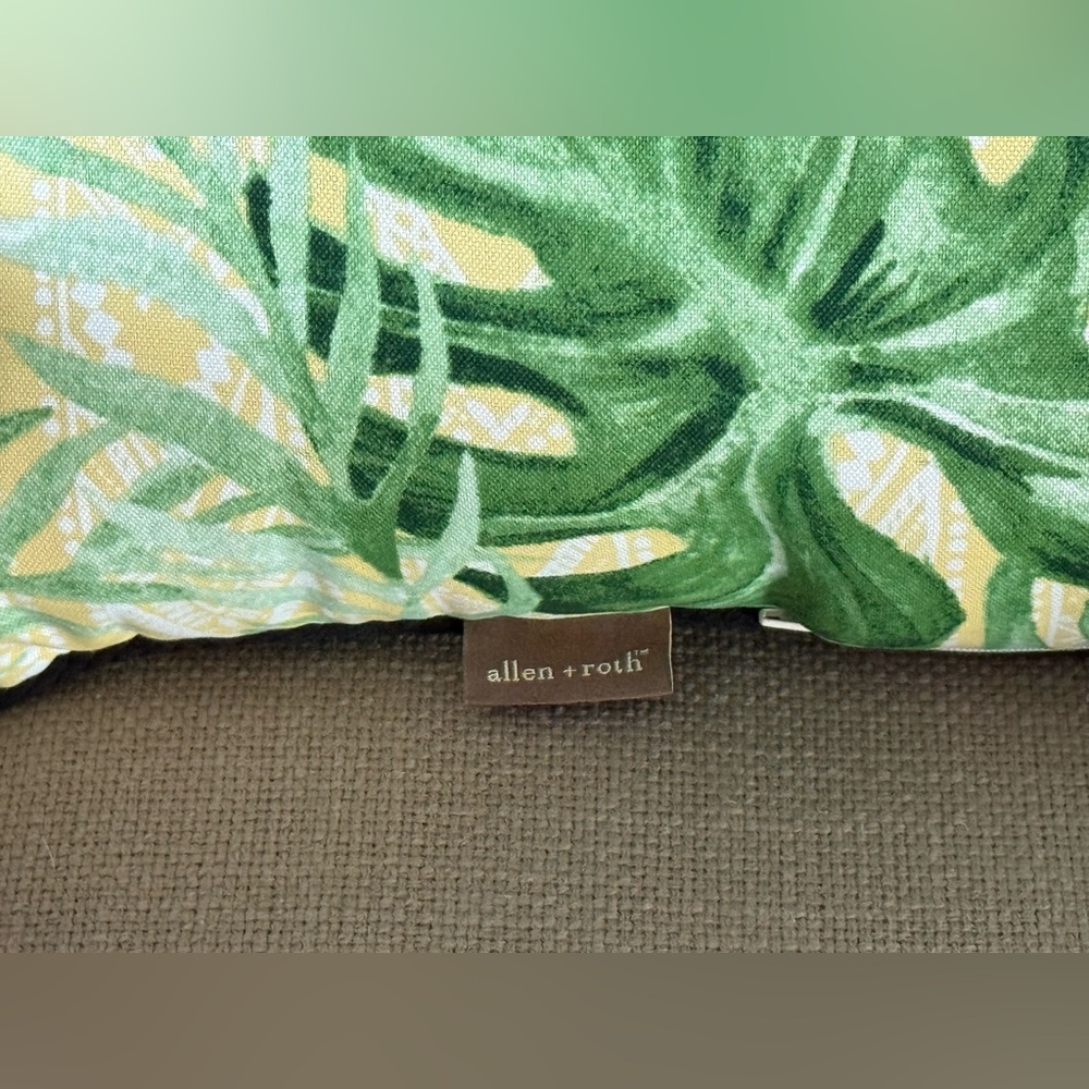 Allen & Roth Tropical Tiger Decorative Pillow 13x23 - Picture 2 of 3